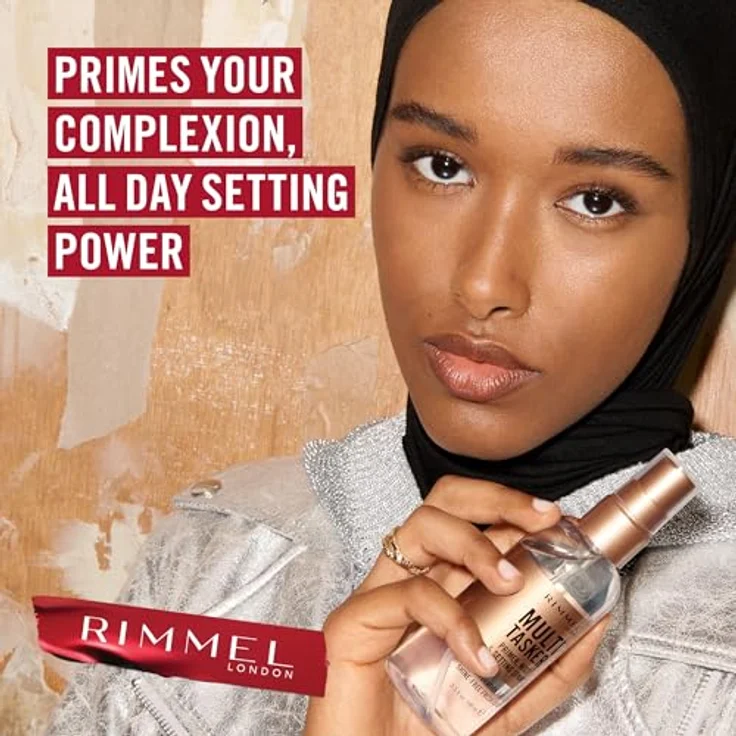 Rimmel London Multi Tasker Primer, 100 ml, fixierend und feuchtigkeitsspendend mit Gurken- und Kamillenextrakten – Bild 3