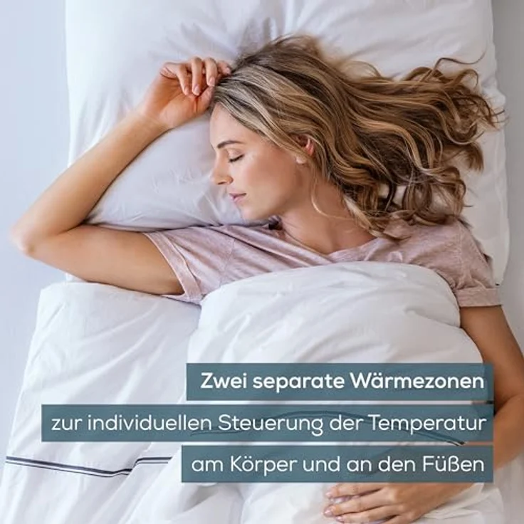 Beurer UB90 Wärmeunterbett 9 Temperaturstufen Abschaltautomatik rot/weiß – Bild 3