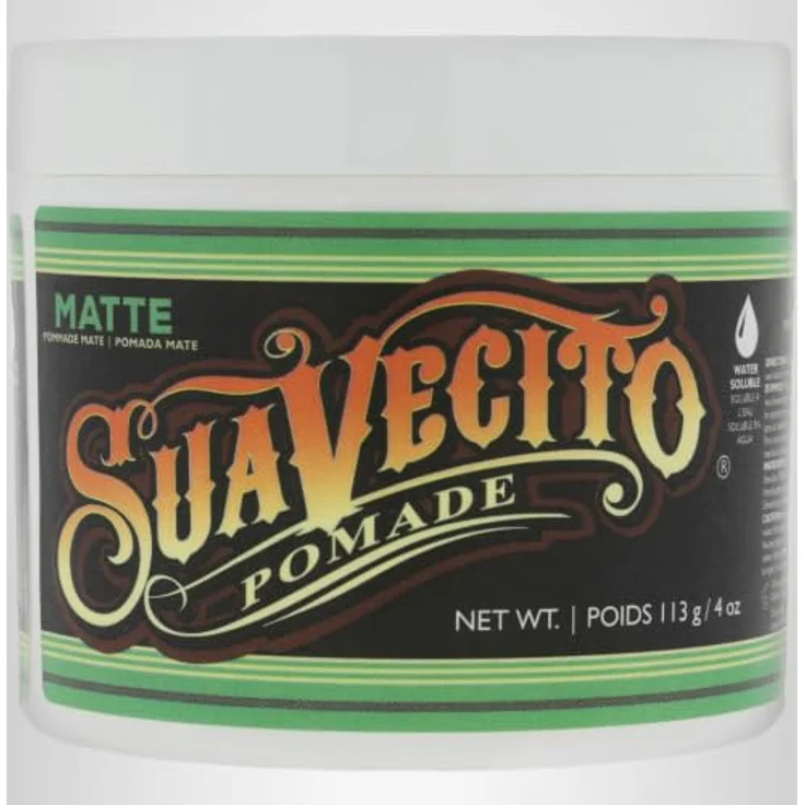 Suavecito Haarstyling Matte Pomade, mittlerer Halt für flexibles Styling, wasserbasiert, 113 g – Bild 11