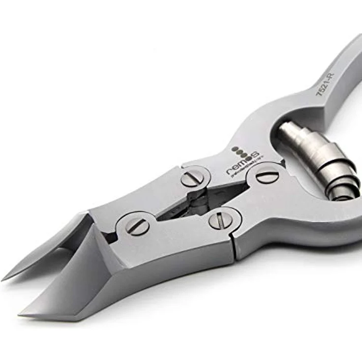 REMOS Profi Nagelzange/Kopfschneider, Edelstahl 16 cm, ergonomisch mit zwei Spitzen für präzisen Schnitt – Bild 3