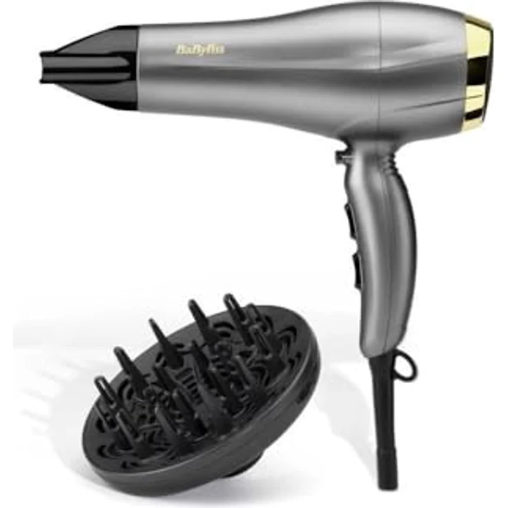 BaByliss Titanium Gold 2300 Haartrockner 2300 W, 3 Temperaturen / 2 Geschwindigkeiten – Bild 1