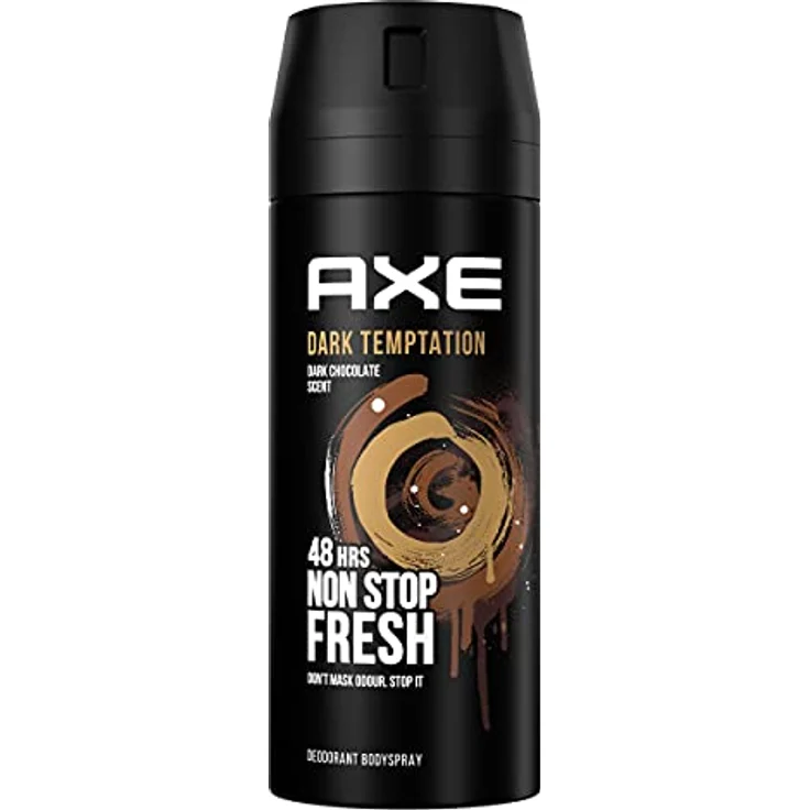 Axe AXE Dark Temptation Rock Deodorant, 150 ml, dual action Technologie mit außergewöhnlichem Schokoladenduft, ohne Aluminium, 48 Stunden Geruchsbekämpfung – Bild 1