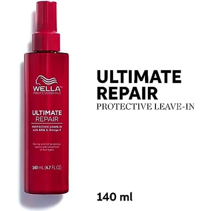 Wella Professionals Ultimate Repair Protective Leave-In Conditioner Spray – Sprühkur ohne Ausspülen mit Anti Frizz Wirkung, UV- und Hitzeschutz – reparierendes Feuchtigkeitsspray – 140 ml – Bild 2