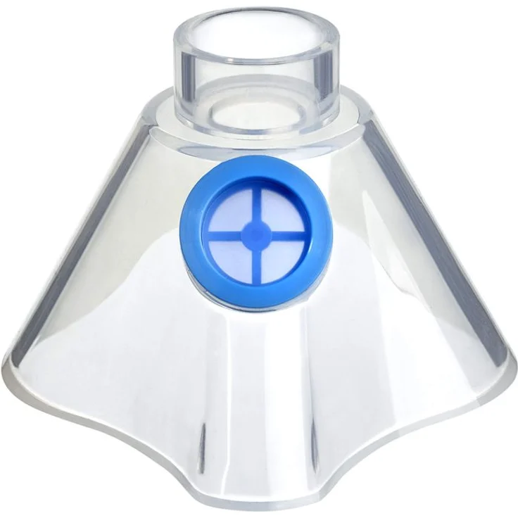 WEPA APONORM Inhalator Silikon-Maske Gr.L, blaue Inhalationsmaske für Erwachsene, 1 Stück – Bild 1