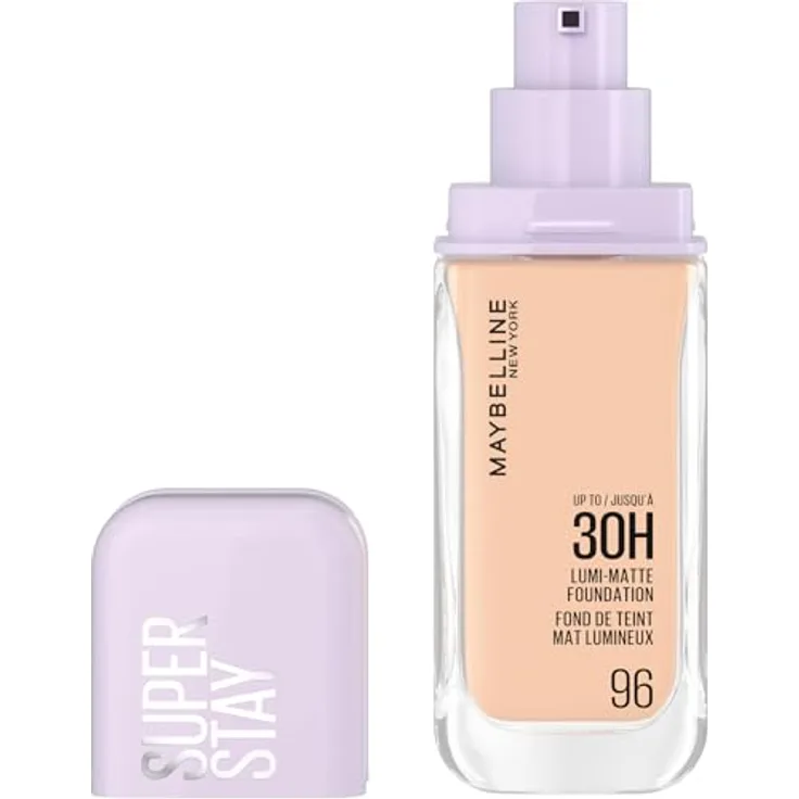 Maybelline Super Stay Lumi Matte Foundation, natürliche Finish, 35 ml, Farbton 96