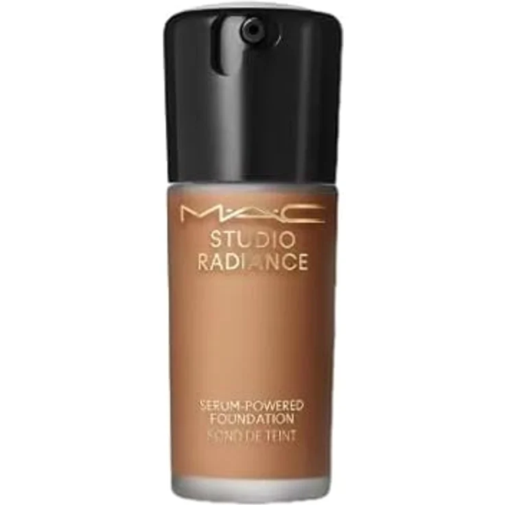 MAC Studio Radiance Serum Powdered Foundation, 30 ml NC50 - Mittlere, aufbaubare Deckkraft, 10% Hyaluronsäure, intensiv hydratisierend, vegan – Bild 1