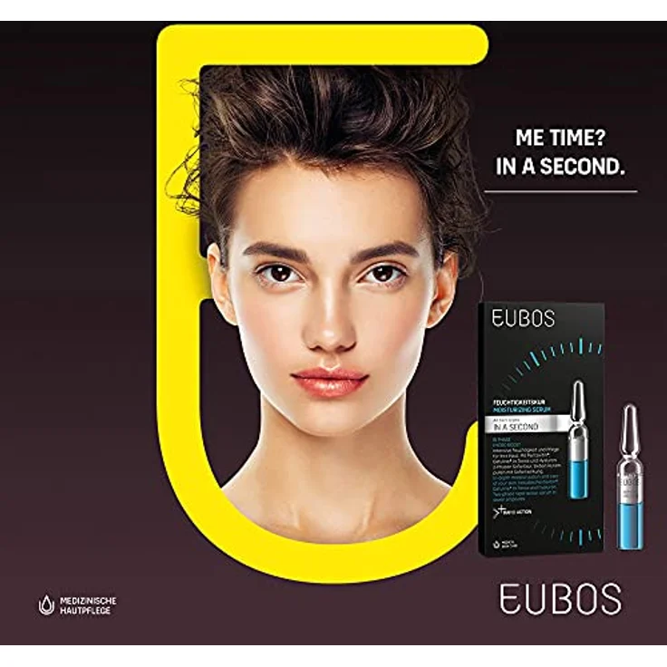 EUBOS IN A SECOND | Bi Phase Hydro Boost Feuchtigkeitskur | Hautstraffung, Faltenreduktion, intensive Feuchtigkeitsregulierung | 2-Phasen-Sofortkur | 7 x 2ml – Bild 2