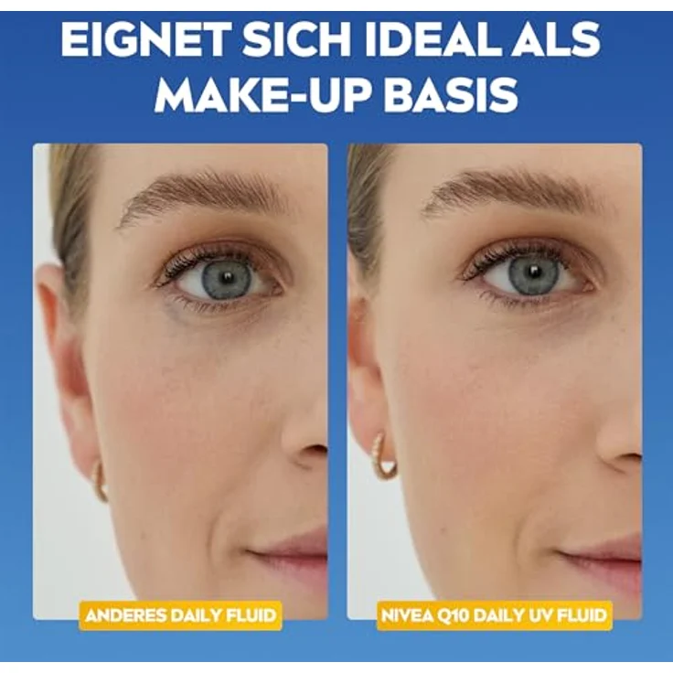 Nivea Q10 Daily UV-Fluid 40ml, Anti-Aging-Creme mit LSF 50, UVA-/UVB-Schutz, für alle Hauttypen – Bild 8