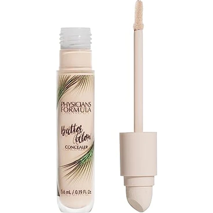 Physicians Formula Butter Glow Aufhellender Concealer, Farbton Light, 5,6 ml mit cremiger Textur und Applikator – Bild 3