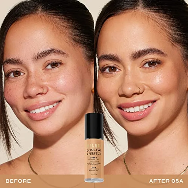 Milani Conceal + Perfect 2-In-1 Foundation + Concealer, Hautfarbe Natural Beige, 30 ml – Bild 3
