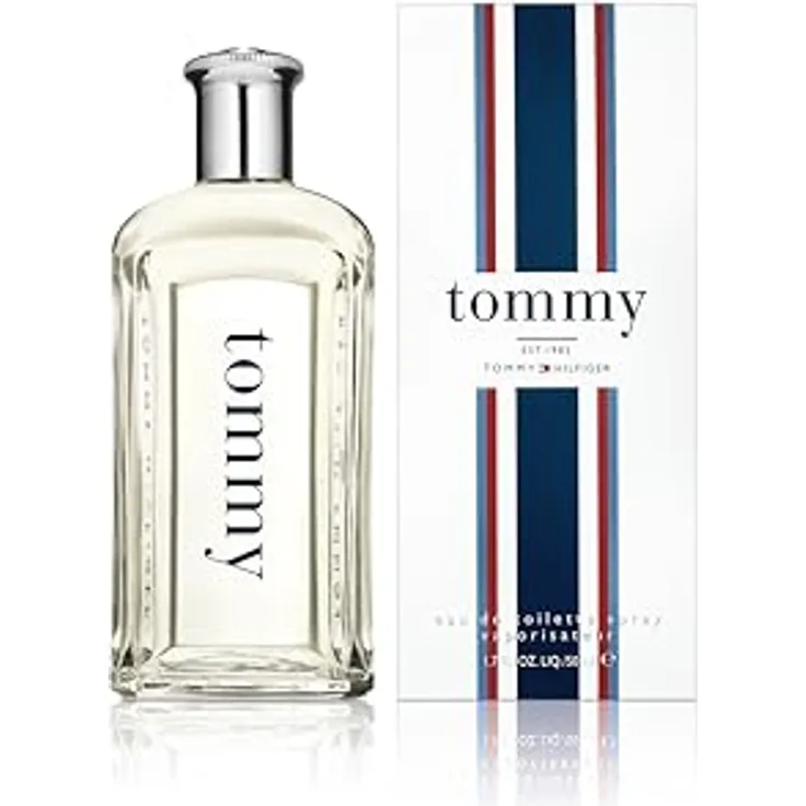 Tommy Hilfiger Eau de Toilette 50 ml Herrenduft - Fougère-Duft, Zitrusnoten, Fruchtnuancen - Transparenter Glasflakon