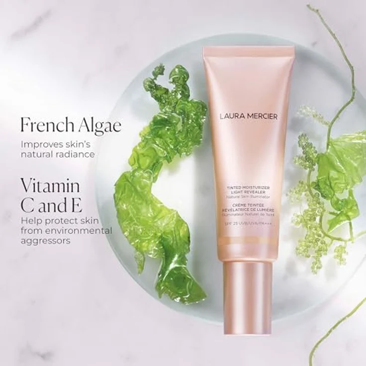 Laura Mercier Tinted Moisturizer Light Revealer SPF 25, natürliche Foundation mit feuchtigkeitsspendender Formel, 50 ml – Bild 5