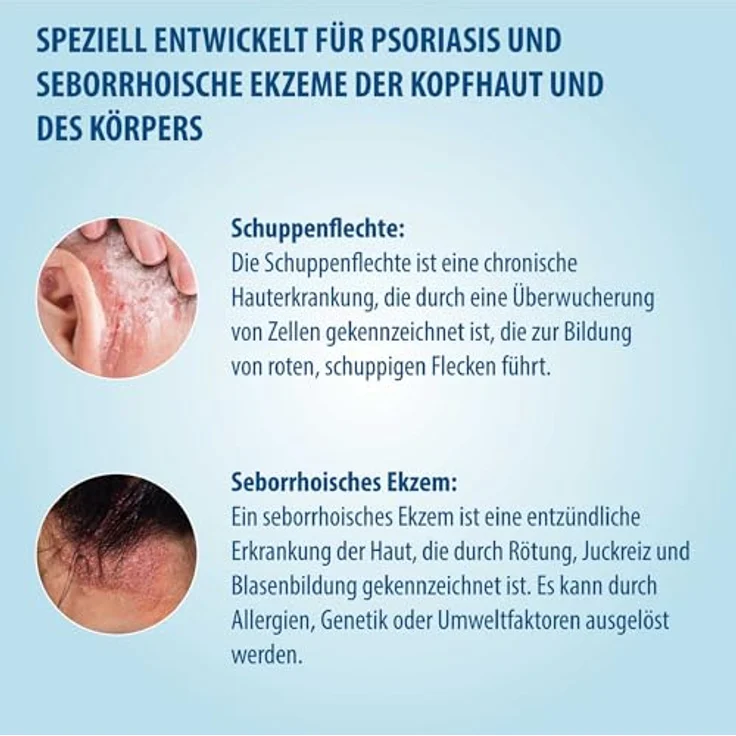 Evolsin Psoriasis & Ekzem Shampoo, 250 ml - Speziell für empfindliche Kopfhaut – Bild 5