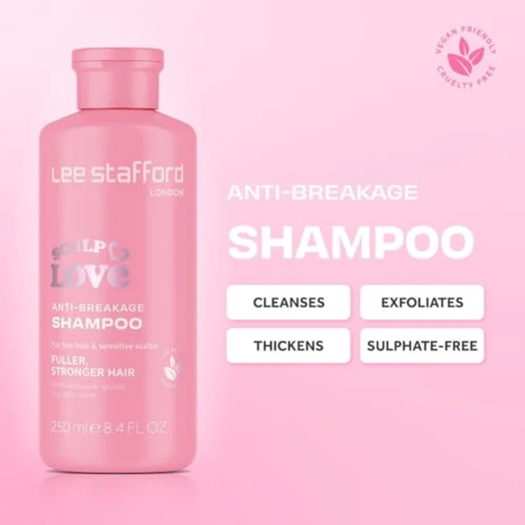 Lee Stafford Scalp Love Anti-Breakage Shampoo, 250 ml Flüssiges Shampoo zur Stärkung und Reduzierung von Haarbruch – Bild 2