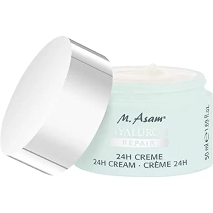 M. Asam HYALURON REPAIR 24h Creme (50ml) – Feuchtigkeitscreme für glattes & erfrischtes Hautbild, Gesichtscreme mit Hyaluronsäure & Ceramiden, stimuliert die Kollagensynthese, vegane Gesichtspflege – Bild 2