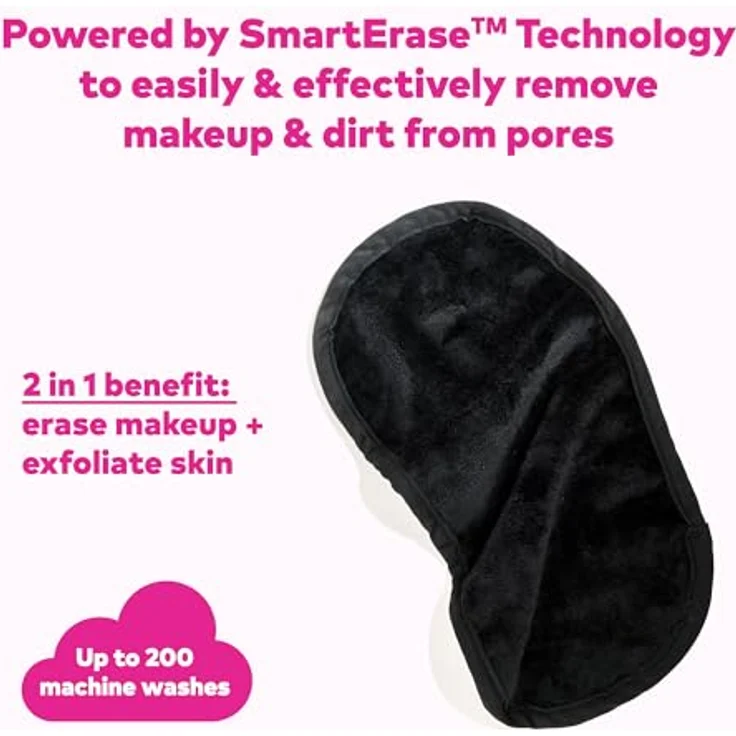 The Original Makeup Eraser Gesichtspflege Reinigung Chic Black Makeup Eraser Cloth 1 Stk. – Bild 4
