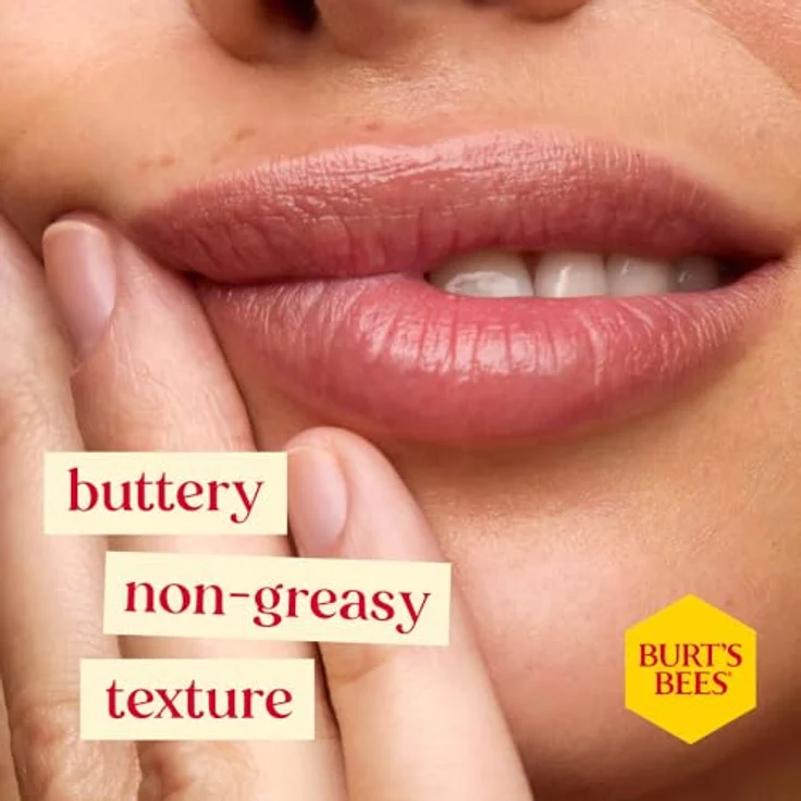 Burt's Bees Lip Balm Cranberry Spritz, 4,25 g, 100% natürliche Inhaltsstoffe mit Bienenwachs und Sheabutter – Bild 4