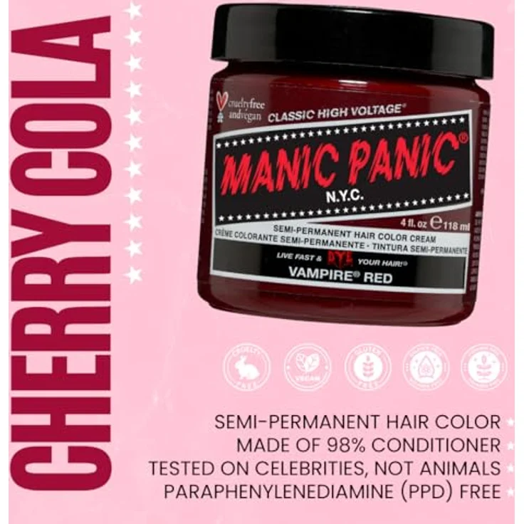 Manic Panic HVC Vampire Red 118 ml – Bild 2