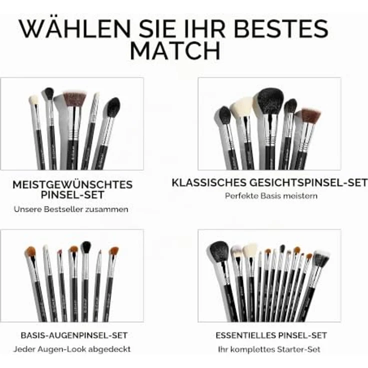 Sigma Beauty Travel Kit Make Me Classy, Pinselset mit 7 handlichen Pinseln und praktischem Behälter – Bild 9