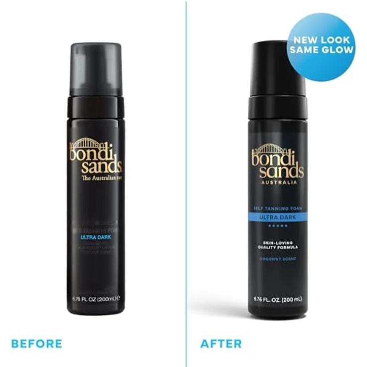 Bondi Sands Self Tanning Foam Ultra Dark, Selbstbräuner Mousse für natürliche Bräune, 200 ml, feuchtigkeitsspendend, vegan und tierversuchsfrei, mit Kokosduft – Bild 2