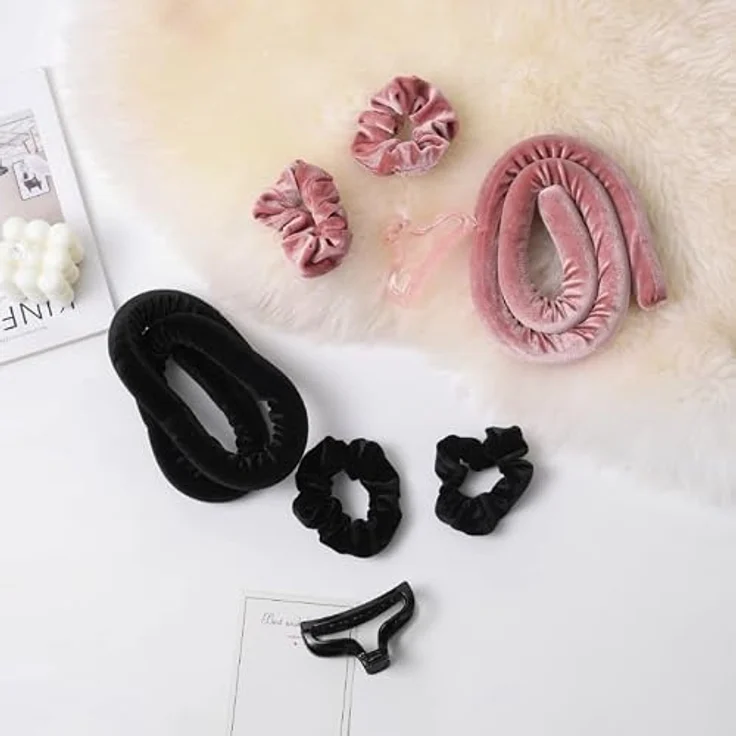Sister Young LISA Set zum Aufwickeln der Haare, 4 St., Haargummis für Damen, schwarz – Bild 5
