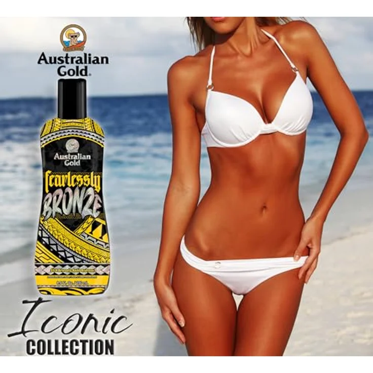 Australian Gold Fearlessly Bronze, Selbstbräuner 250ml für einen natürlichen, streifenfreien Teint – Bild 2