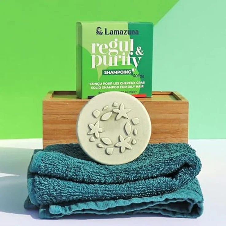 Lamazuna Festes Shampoo, 55 g, natürlich, vegan, sulfatfrei – Bild 3