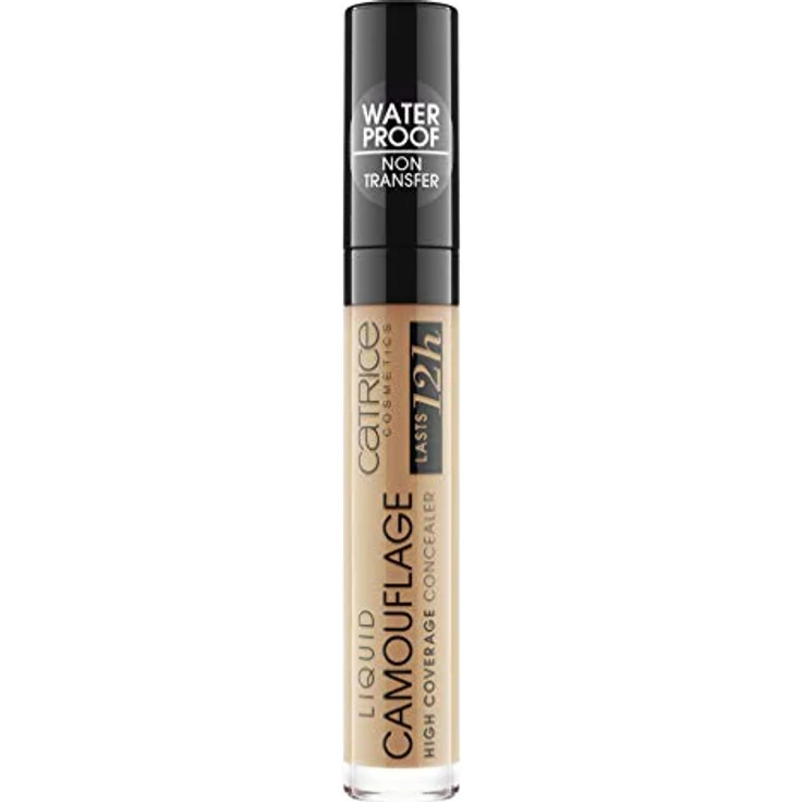 Catrice Liquid Camouflage High Coverage Concealer (1x5ml), flüssig Make-up Abdeckstift, wasserfest, 12h Deckkraft Nr. 080 Caramel Beige – Bild 1
