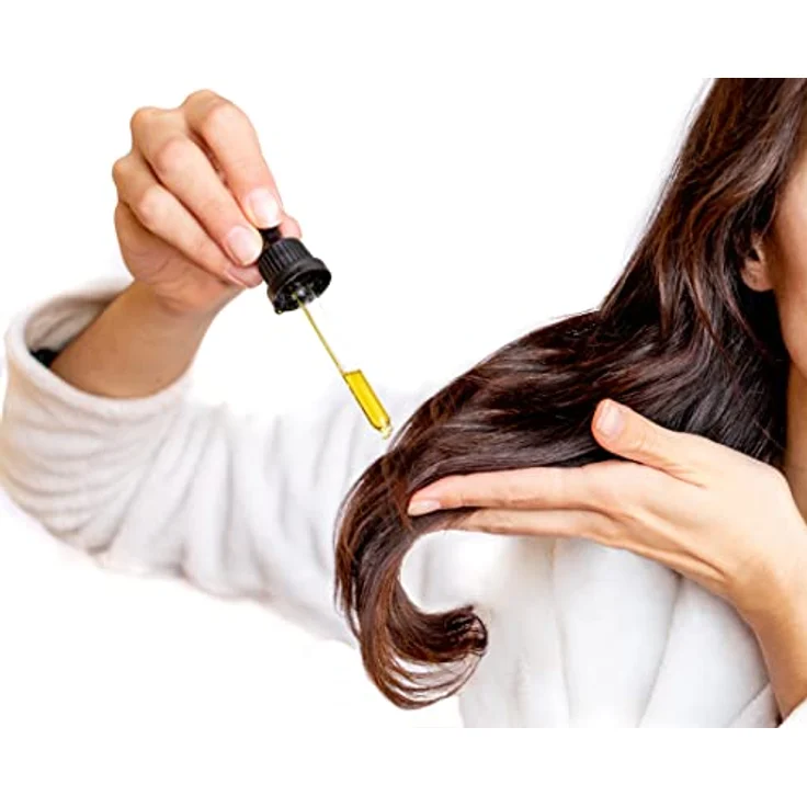 GREENDOOR REINES Bio Jojobaöl mit Pipette 100ml kaltgepresst vegan, Naturkosmetik anti aging Öl für Körper Haare Haut Nägel Gesicht Intimbereich – Bild 3