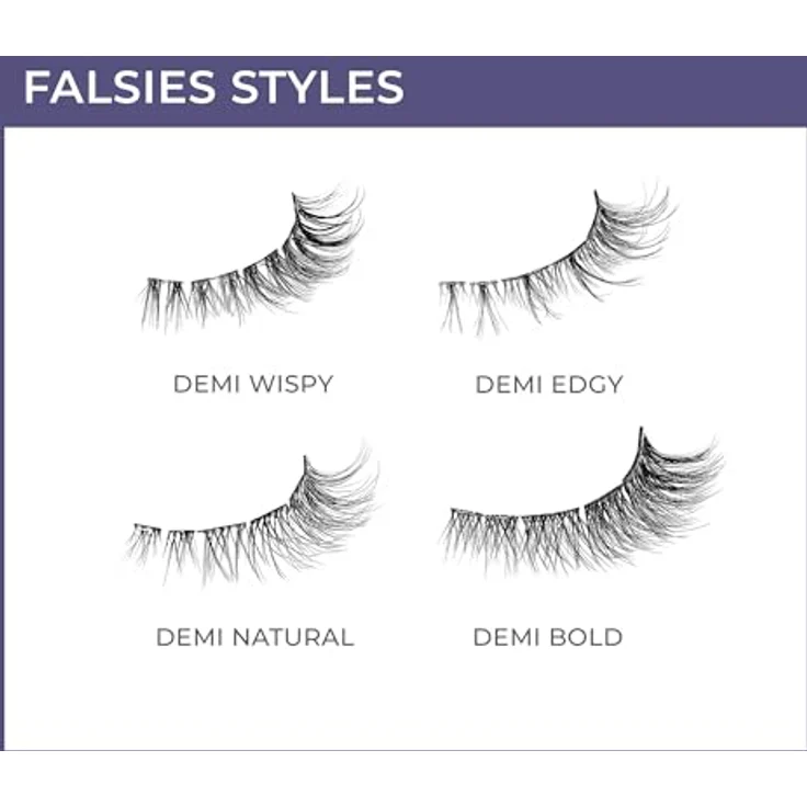 KISS imPRESS LongLasting, selbstklebende Wimpern (Büschel) 01, 20 St., natürlich wirkend und leicht – Bild 12