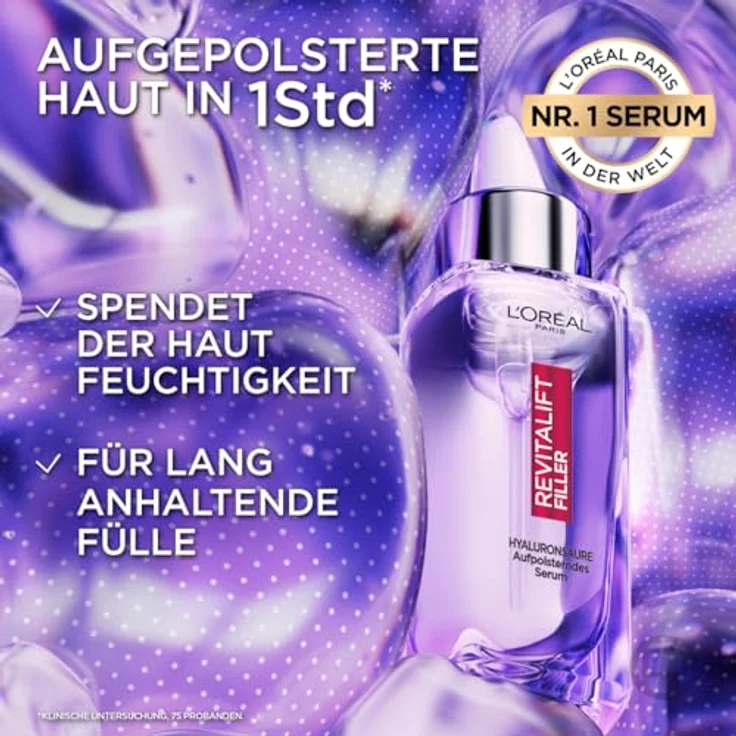 L'Oréal Paris Revitalift Filler HA 1,5%, Gesichtsserum mit Hyaluronsäure, 50 ml – Bild 3