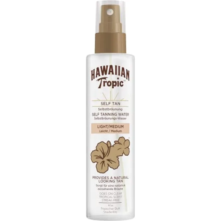 SELF-TANNING WATER light-medium 190 ml