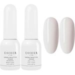 Didier Lab - Premium Nagellack Set Ohne UV Licht - Veganer Nagellack Schnelltrocknend - Hema Free Lack - Natürliche Inhaltsstoffe - Nagellack Langanhaltend 2x10ml