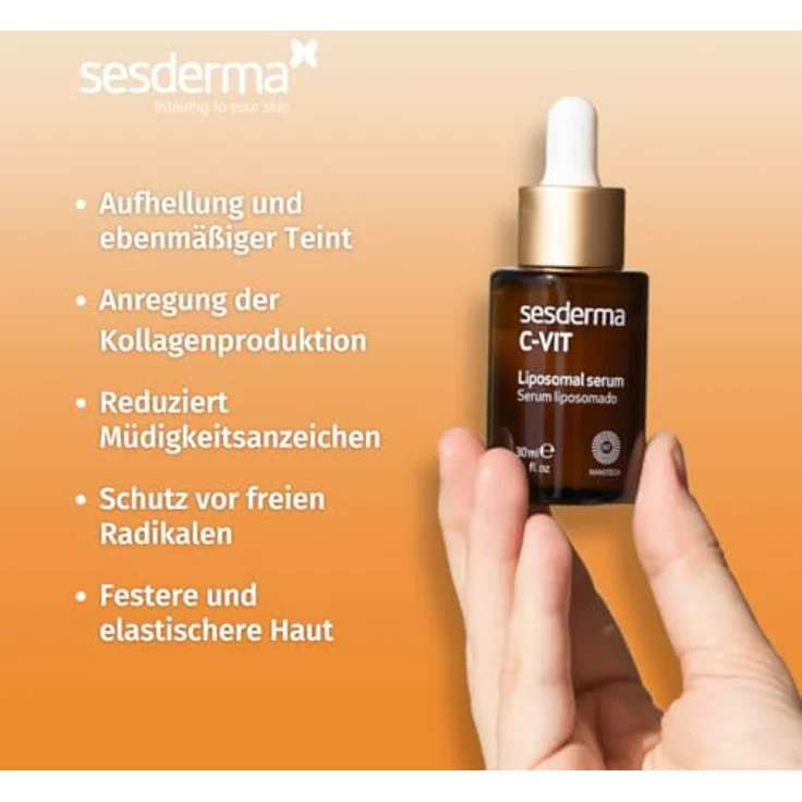 Sesderma Gesichtsserum C-Vit Sesderma 30 ml, mit pflegender Wirkung  – Bild 6