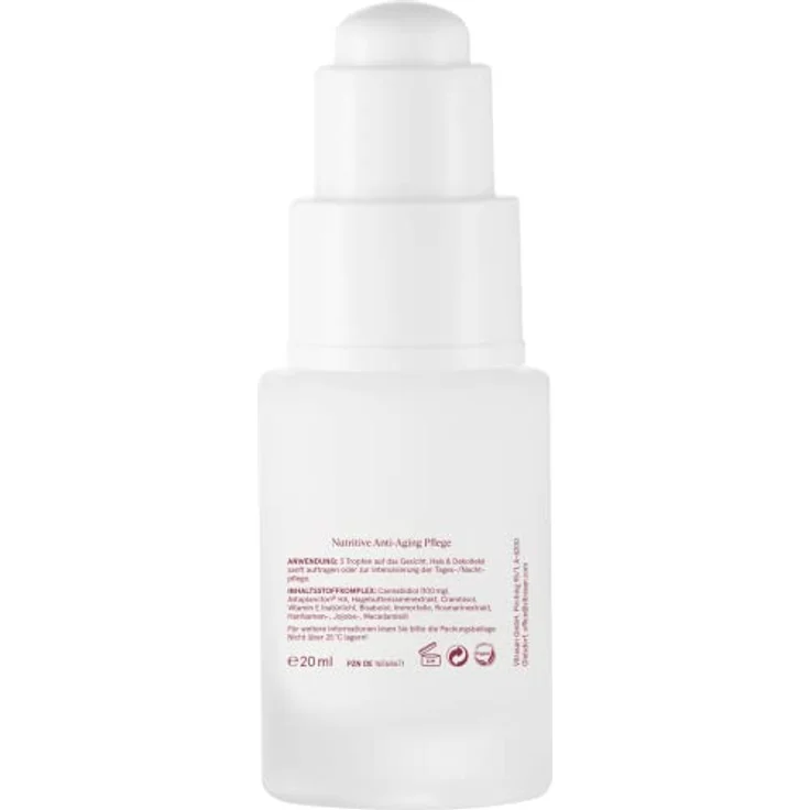 CBDVITAL by VITRASAN CBD Gesichtspflegeöl | Biokosmetik | 100 mg CBD | 20ml | Regenerierend, Glättend, Rekonstruierend | für schöne Haut | 100% vegan – Bild 3
