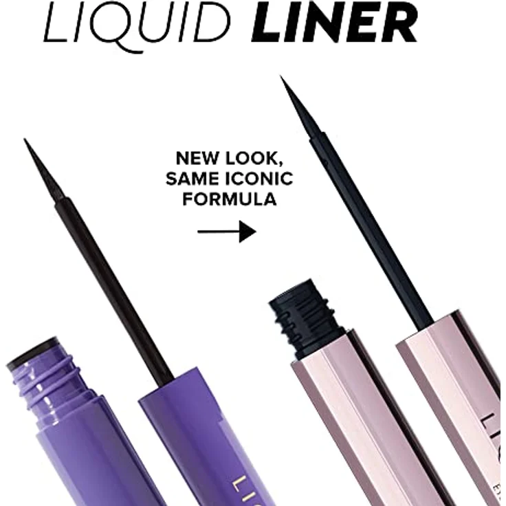 Anastasia Beverly Hills Liquid Eye Liner, hochpigmentierter, wasserfester Eyeliner mit Filzapplikator, 2,4 ml, matte Ausstrahlung – Bild 4