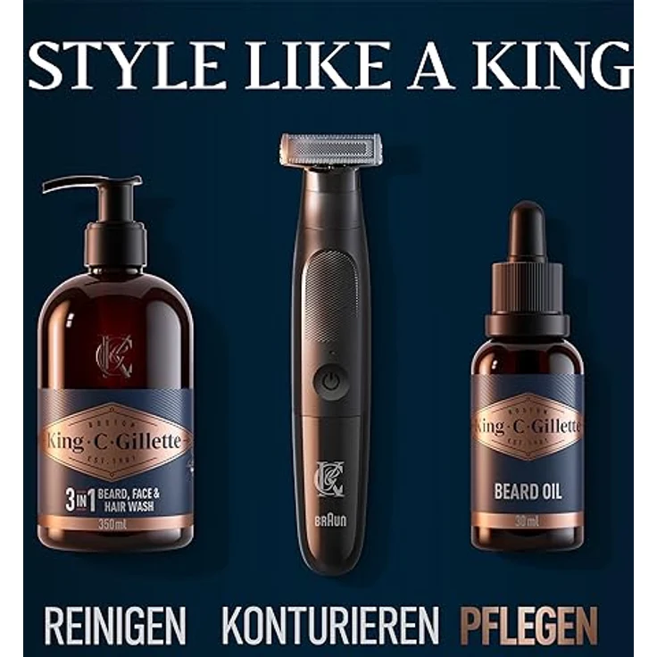 King C Gillette Beard Oil Bartpflege 30 ml – Bild 7