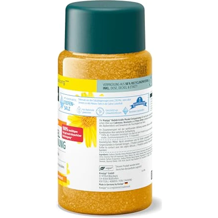 Kneipp Badekristalle Arnika Aktiv Badesalz 600 g – Bild 2