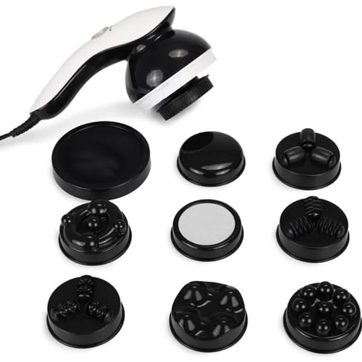 HABYS Body-Massagegerät 9-in-1 mit Infrarotfunktion, für Rücken, Arme und Beine, ergonomisches Design, Profi-Qualität – Bild 2