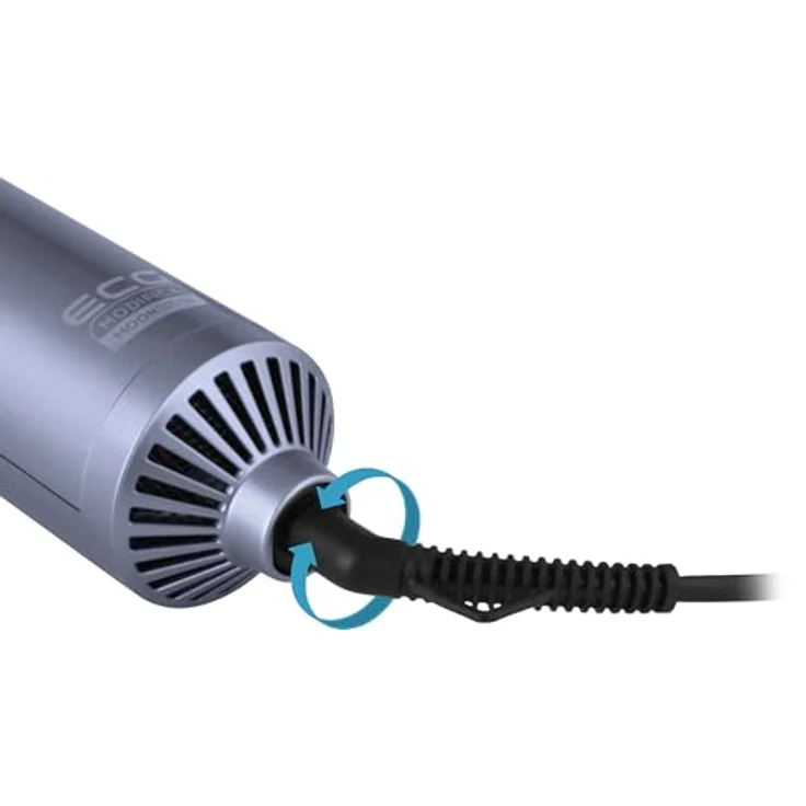 ECG Modifica Hairbrush Moonstone, Warmluftbürste mit keramischer Oberfläche, Geschwindigkeits- und Temperatureinstellung, rot – Bild 9
