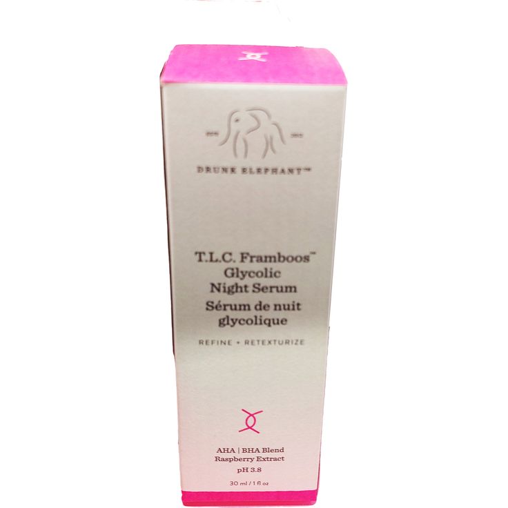 Drunk Elephant T.L.C. Framboos Glycolic Night Serum Feuchtigkeitsserum 30 ml