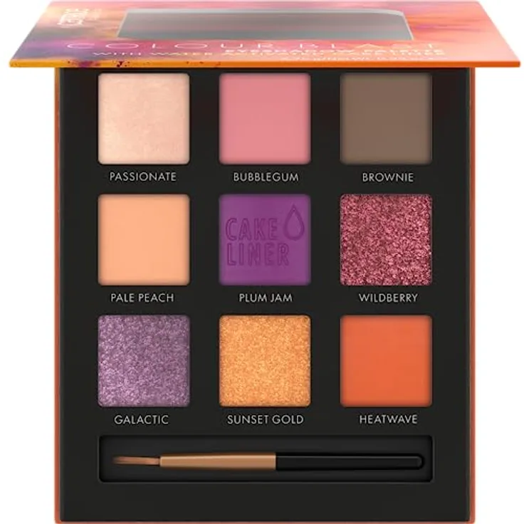 Catrice Colour Blast Eyeshadow Palette, Lidschatten, Nr. 010, Mehrfarbig, 9 Farben, langanhaltend, Expressergebnis, vegan, ohne Mikroplastikpartikel, Nanopartikel frei, ohne Parfüm, 1er Pack (6.75g)
