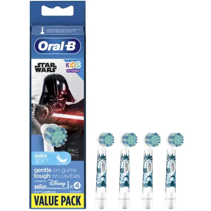Oral-B Kids Star Wars Ersatzbürsten Köpfe (4stk) EB10S-4 – Bild 3