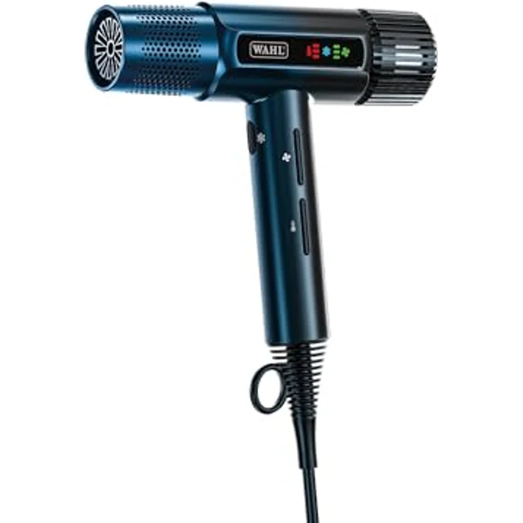 Wahl Vanquish, Ionic Haartrockner mit Diffusor, FlowControl-Technologie, geräuscharm, Midnight Blue – Bild 1