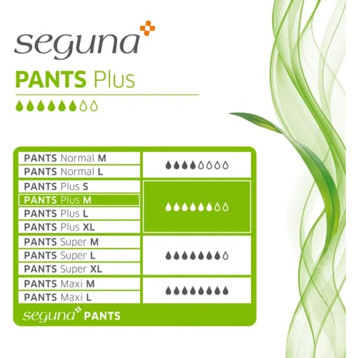 Seguna SEGUNA Pants Plus, Inkontinenz Pants, Windelhosen für Erwachsene, Frauen, Männer, Inkontinenzhosen bei Blasenschwäche (M, 1.480 ml Saugleistung, Sparpaket 4 x 20 Stück) – Bild 3