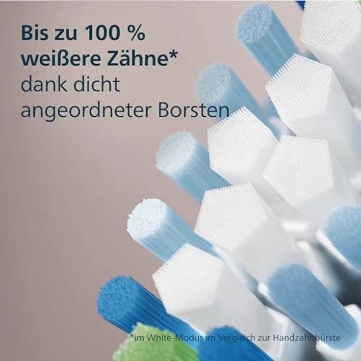 Philips Sonicare C3 Premium Plaque Defense, Original Ersatzbürstenköpfe, Schwarz, 4er-Pack, HX9044/88, entfernt bis zu 10x mehr Plaque, tiefenreinigend – Bild 4