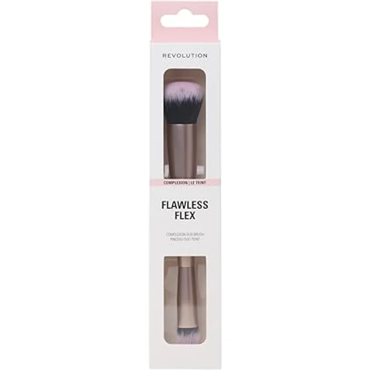 Revolution Flawless Flex Duo Brush, Puderpinsel für makellosen Teint, 1 Stück – Bild 1