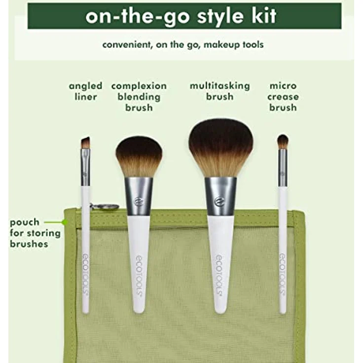 EcoTools On The Go Style Geschenkset, 5-teilig Pinsel-Set – Bild 3