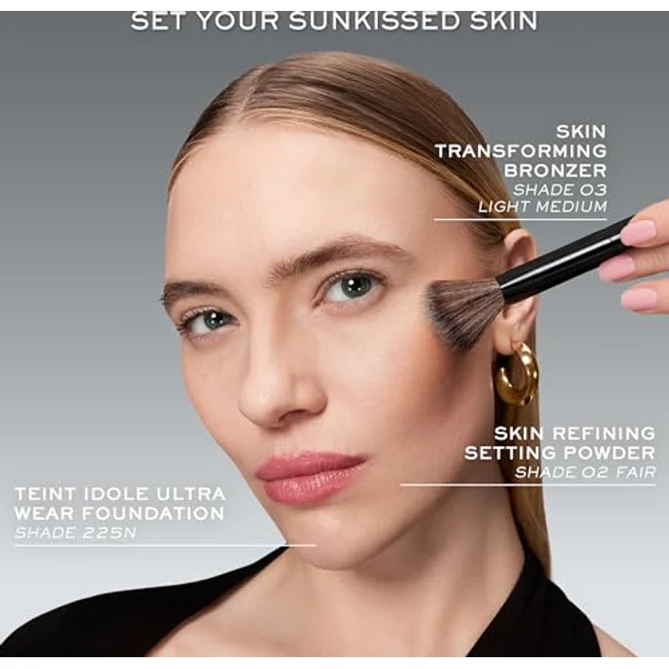 Lancôme Teint Idole Ultra Wear Skin Refining Setting Powder, Fixierpuder, Farbton 03 Medium, 10 g, mattierendes Finish, langanhaltend, für Damen – Bild 6