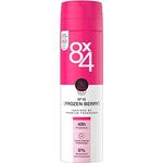 8X4 N°15 Frozen Berry Deospray (150 ml), fruchtig-floraler Duft, Deo ohne Aluminium (ACH), Deodorant mit 48h Schutz für jeden Hauttyp